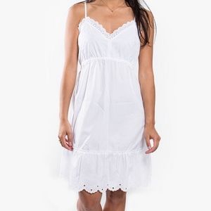 McQ Alexander McQueen Tie Back Brod Dress